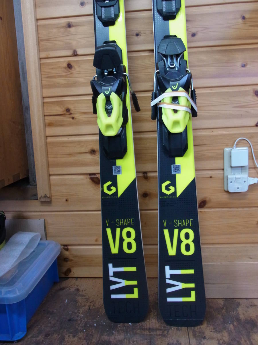 HEAD V-SHAPE V8 163cm 中古 美品 HEAD V-SHAPE ヘッド + ブイ
