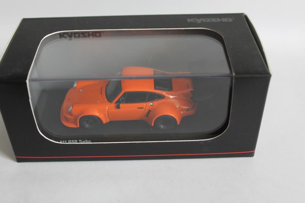 1/64 KYOSHO 京商 オリジナルモデル ホビールート PORSCHE ポルシェ 911 RSR Turbo オレンジ コンビニシリーズ PORSCHE6 のバリ違い