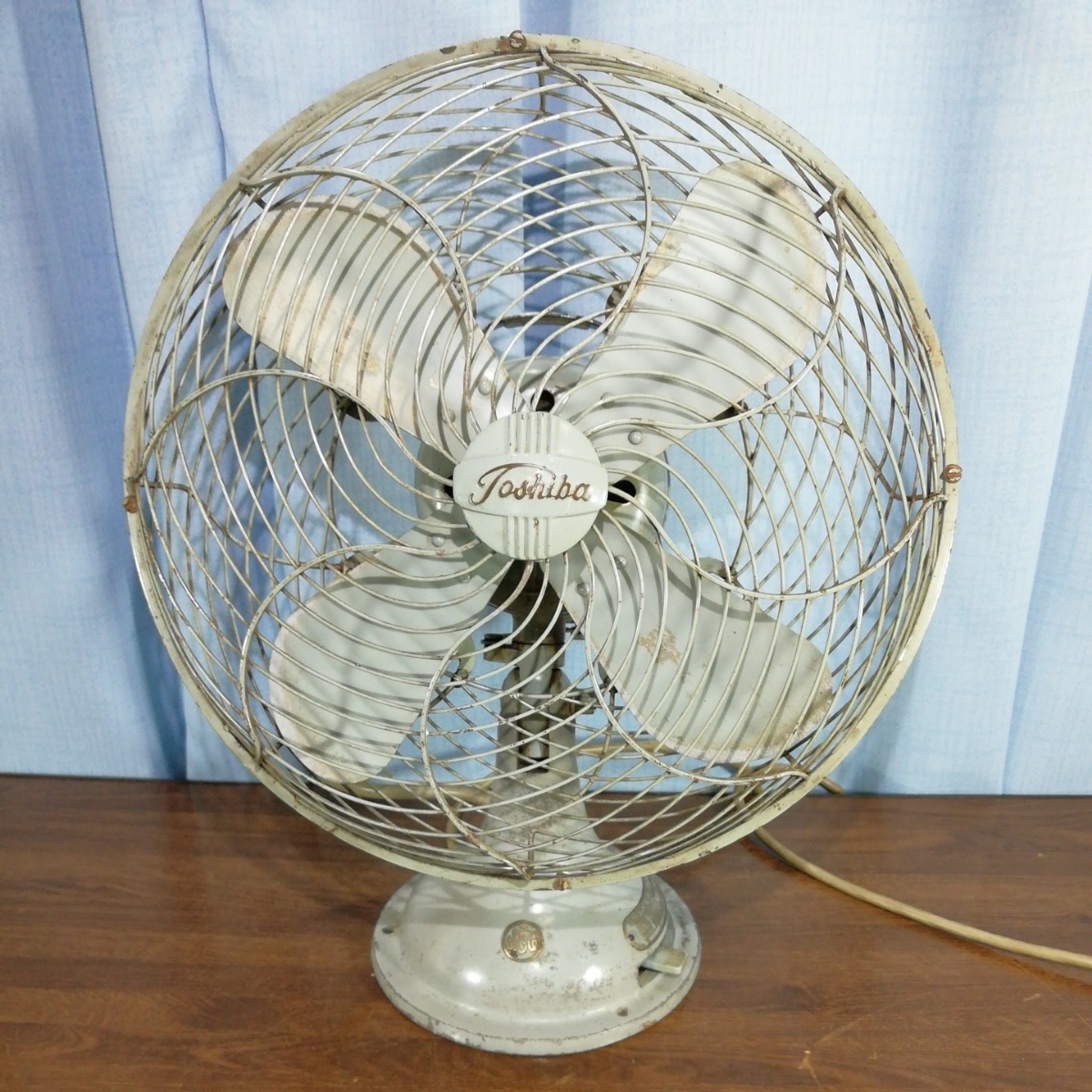 昭和レトロ 東芝 アンティーク扇風機 ADF-30B 4枚羽根 現状品 
