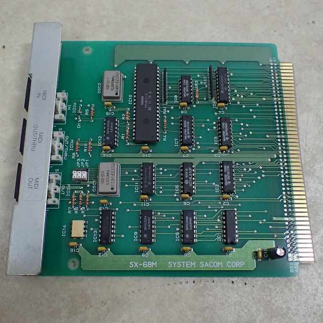 X68000 MIDIインターフェースボード SX-68M 取説付 システムサコム