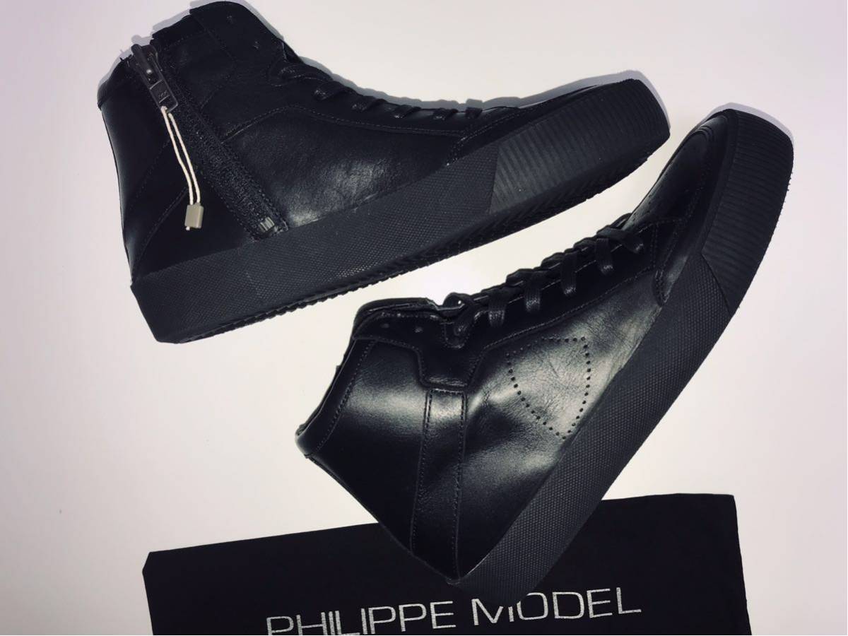 未使用 定6.1万 フィリップモデル PHILIPPE MODEL ハイカット 