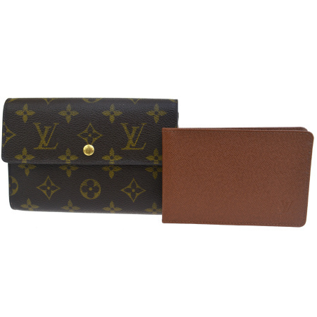 中古】 ルイヴィトン LOUIS VUITTON ポルト トレゾール エテュイ