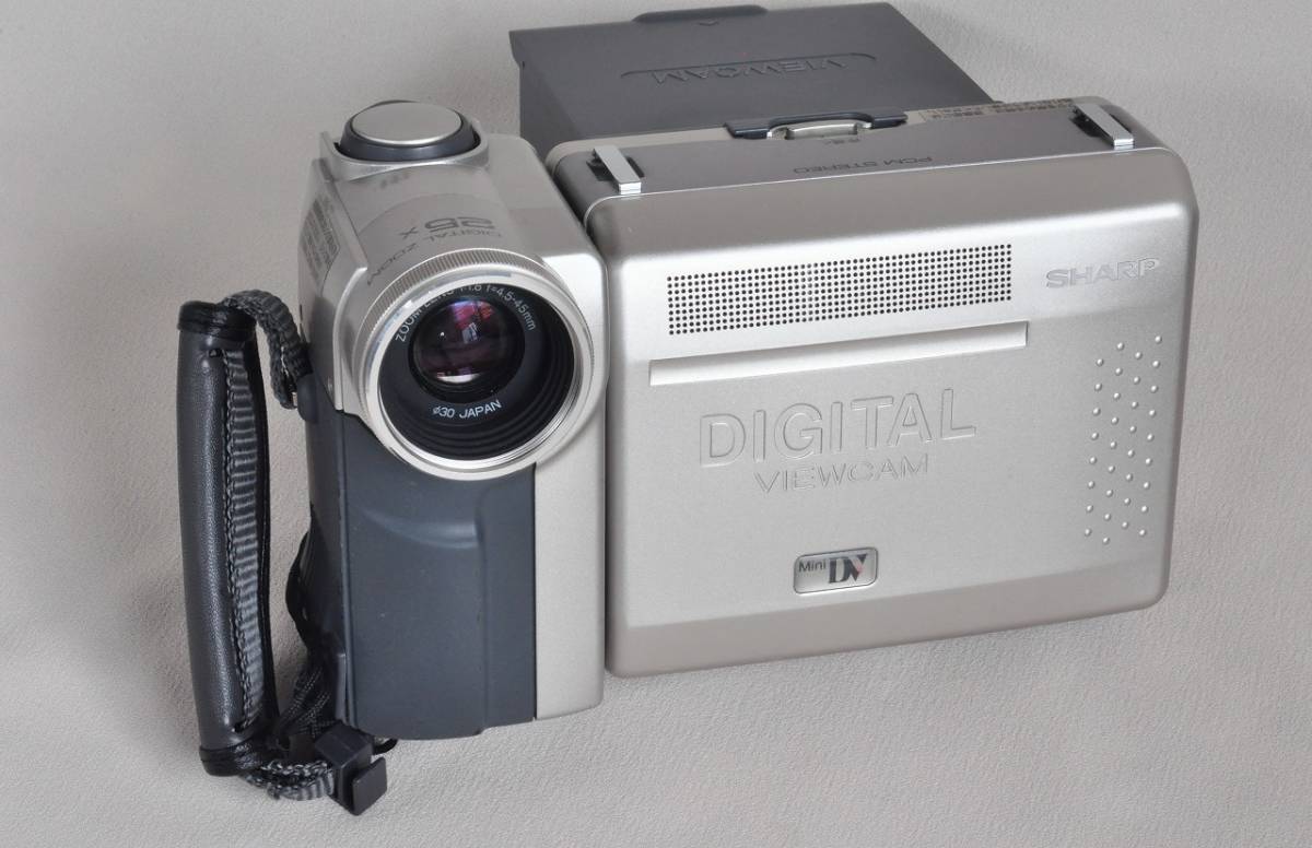 SHARP 液晶デジタルビューカム・ビデオカメラ VL-DC3　中古品　 撮っては見る、消して又撮る、お孫さんとお爺さん二人だけで楽しむおもちゃ_2