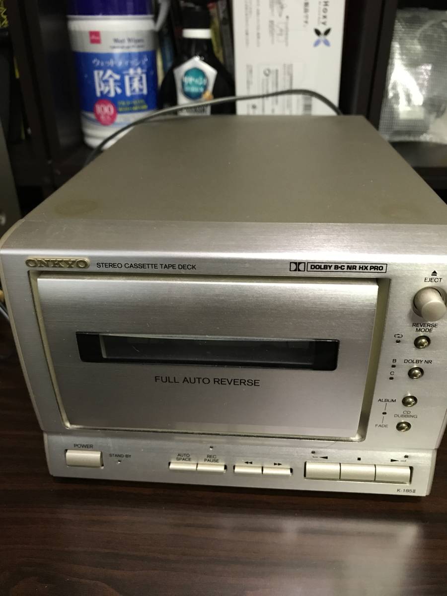 ONKYO オンキョー K-185II-S - オートリバース・カセットデッキ 公式
