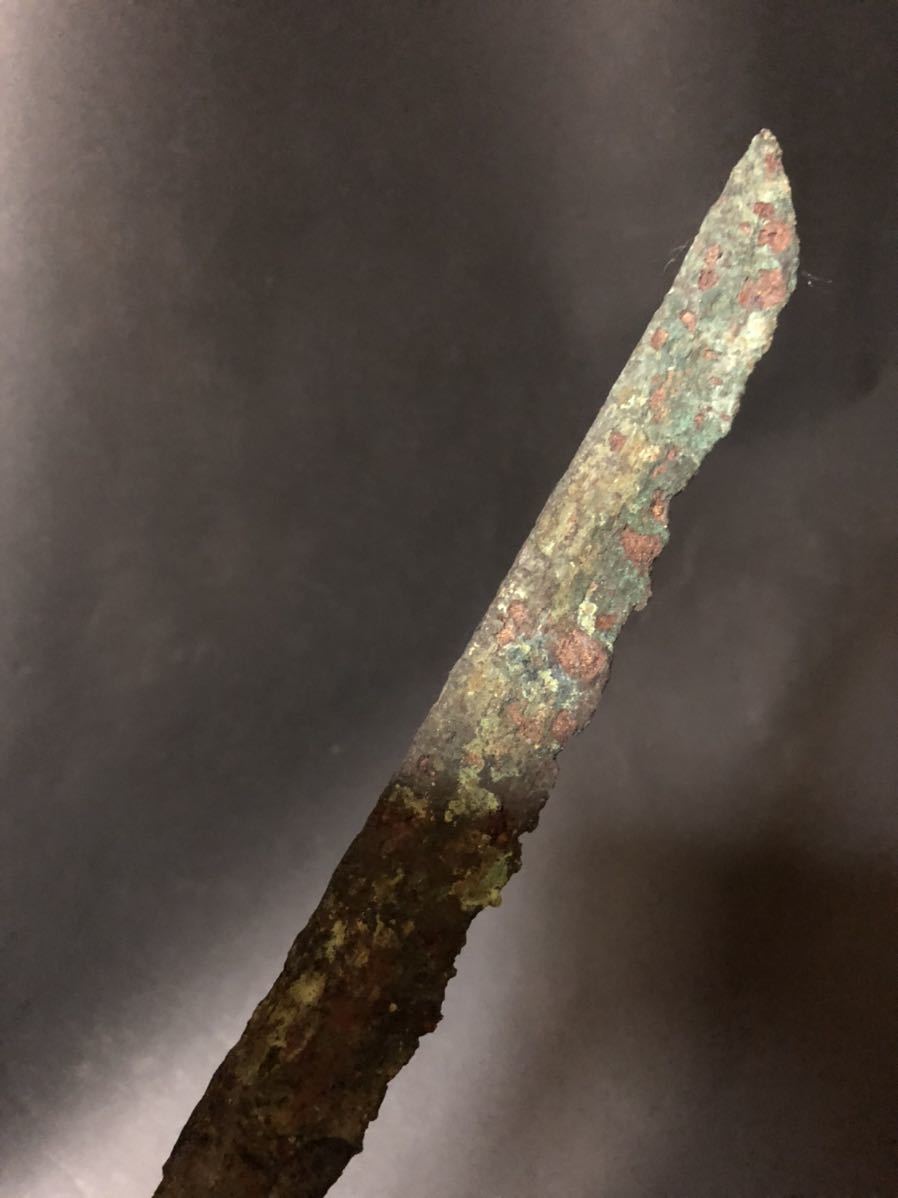出土古太刀約63センチ 出土品古代刀直刀蕨手刀舞草刀草創期の日本刀古代鉄ヤマト王権大和朝廷古代史蝦夷エミシ俘囚鬼騎馬民族征服王朝説(刀、太刀 ...