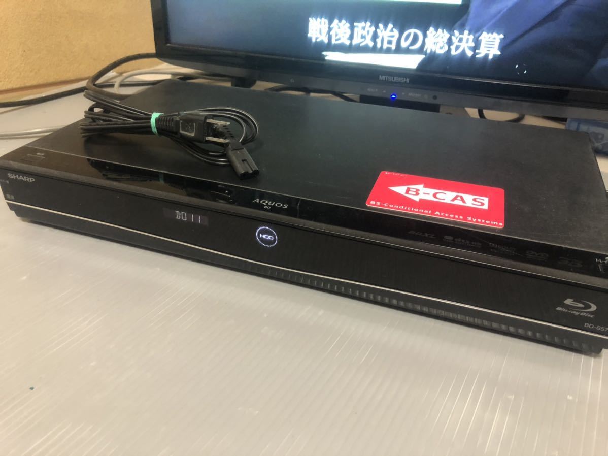 SHARP シャープ 500GB 1チューナー ブルーレイレコーダー AQUOS BD