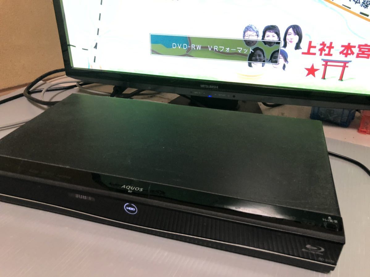 SHARP シャープ 500GB 1チューナー ブルーレイレコーダー AQUOS BD