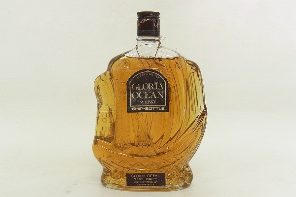 グロリア ocean whiskyの通販 オーシャン 箱付 金ボトル 特級表示