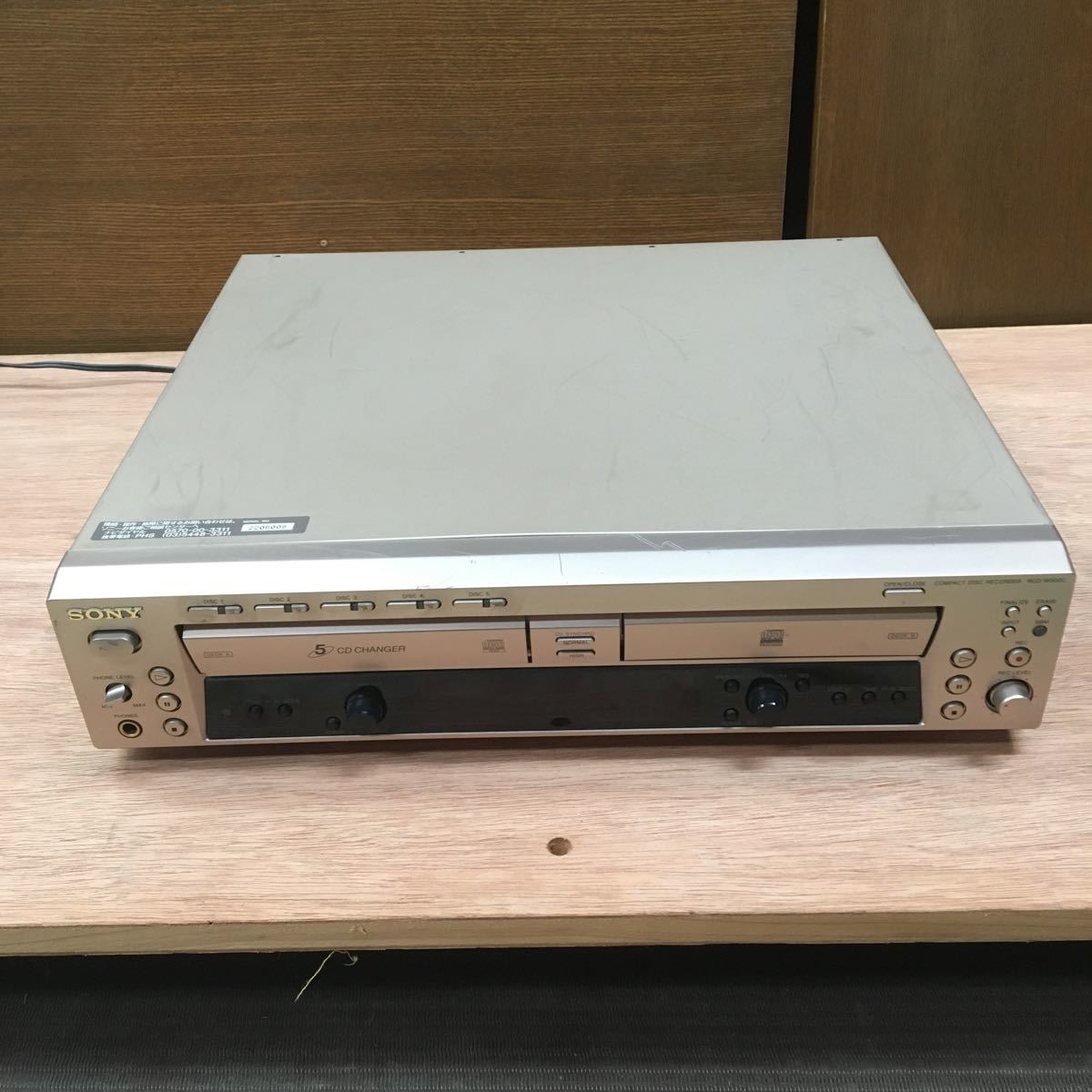 RCD-W500C SONY CD Sony ソニー CDレコーダー Recorder 0 Changer CD