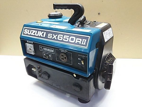 SUZUKI 発電機 SX650RⅡ 60Hz エンジン始動OK 小型発電機 Yahoo