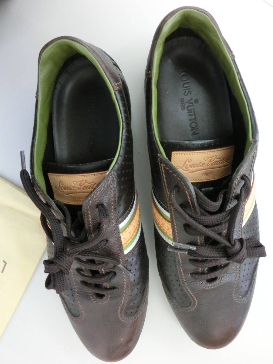 VUITTON スニーカー 中古・古着通販LOUIS (ルイ ヴィトン) レザー 
