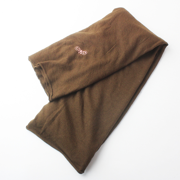 新品，定番 mina perhonen ミナペルホネン choucho 刺繍 スヌード/ブラウン ストール ショール チョウチョ 2400011522849(ミナ ペルホネン)｜売買されたオークション情報、yahooの商品情報をアーカイブ公開 - オー ミナ ペルホネン