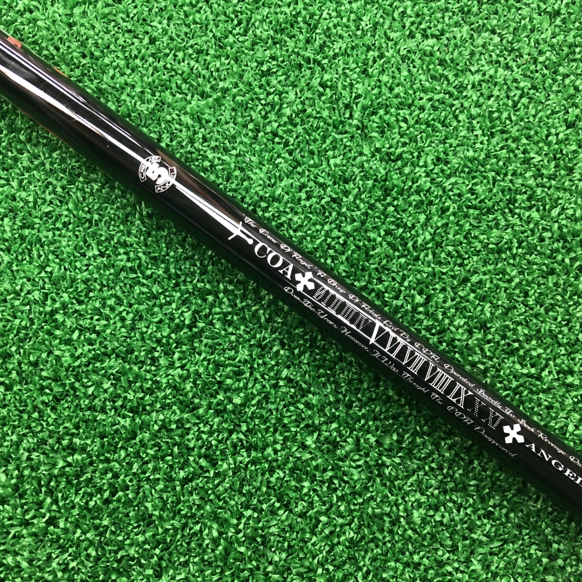 （中古）シャフト　GTDスリーブ付き　BURNING　ANGEL　バーニングエンジェル　硬さ：5番　45.25インチ　(今店）クライムオブエンジェル