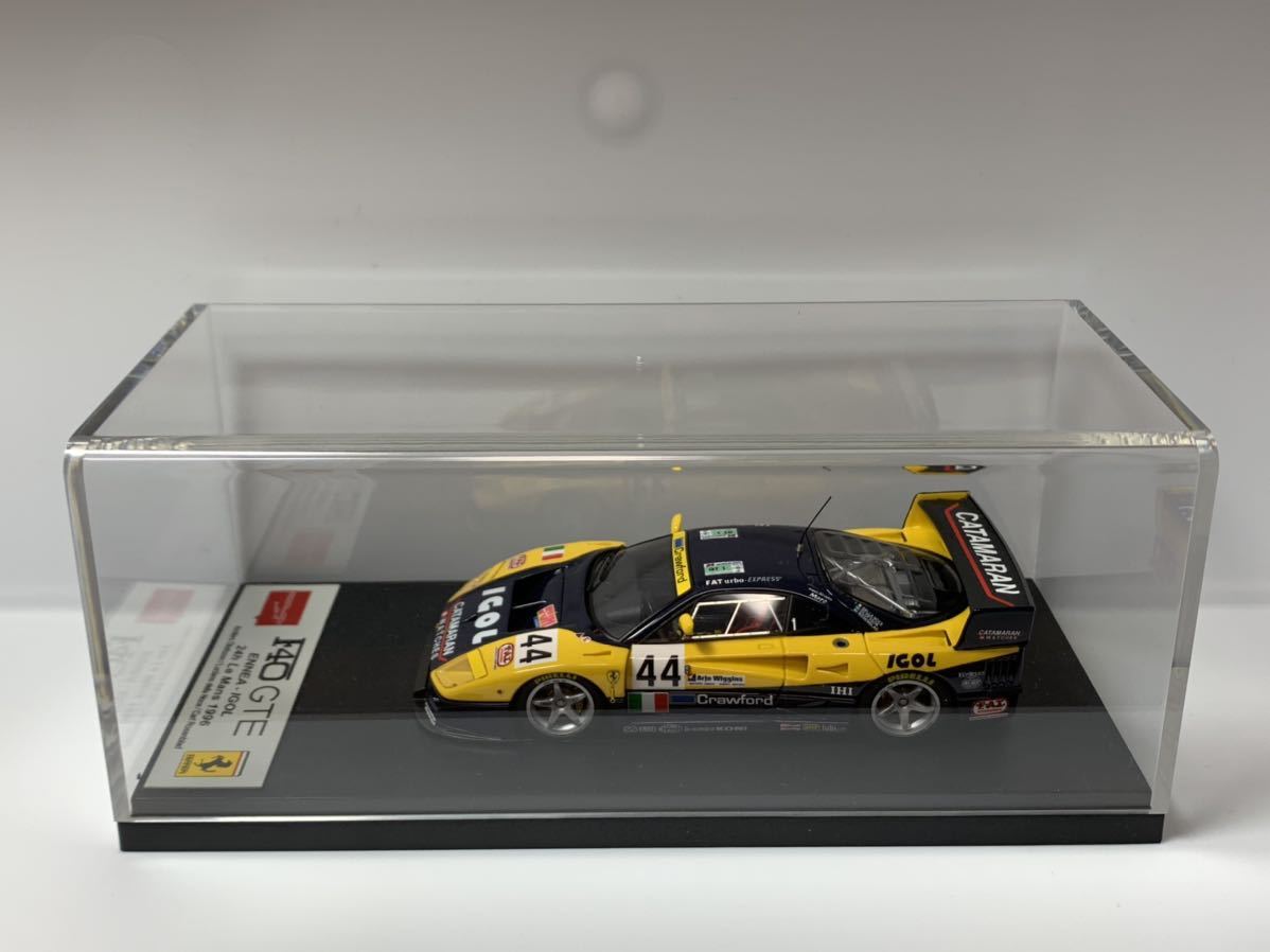 1/43 限定 メイクアップ アイドロン F40 GTE ストリート ブラック