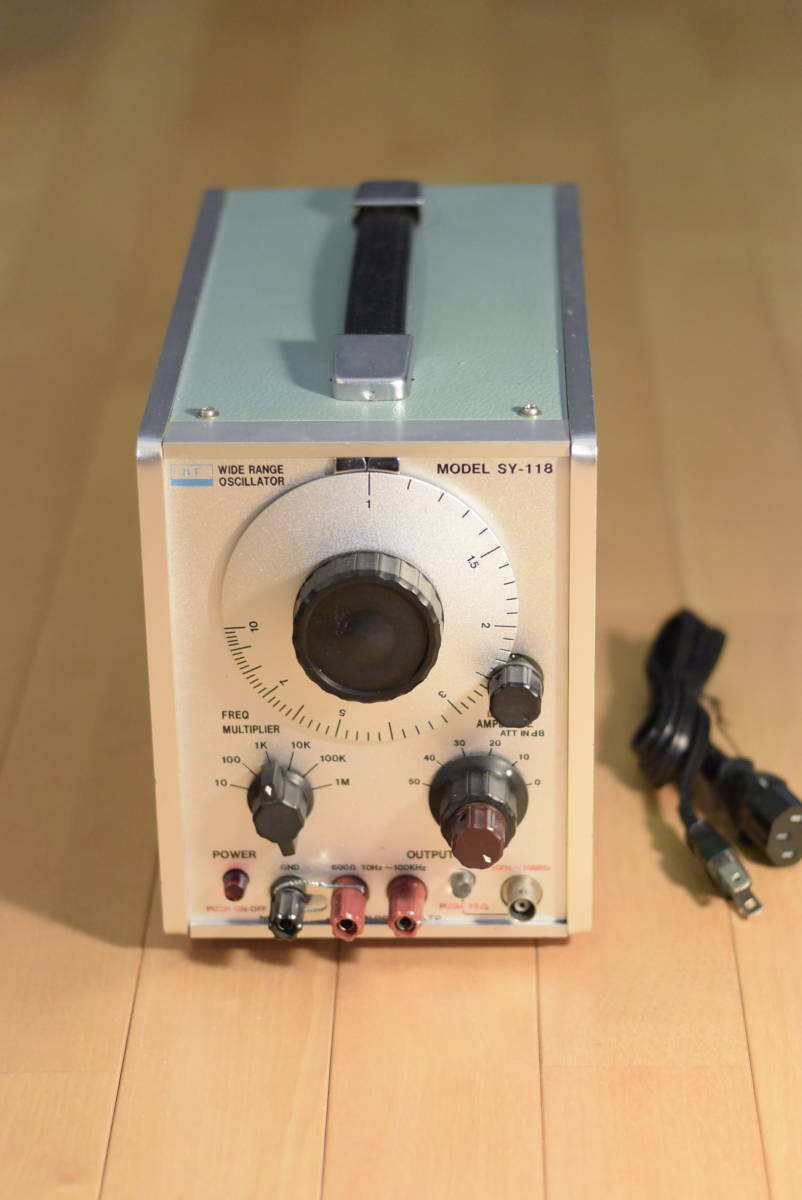 NF回路設計 広帯域 CR オーディオ発信器 10Hz~10MHz 超希少品 MODEL SY-118 活用して下さい!