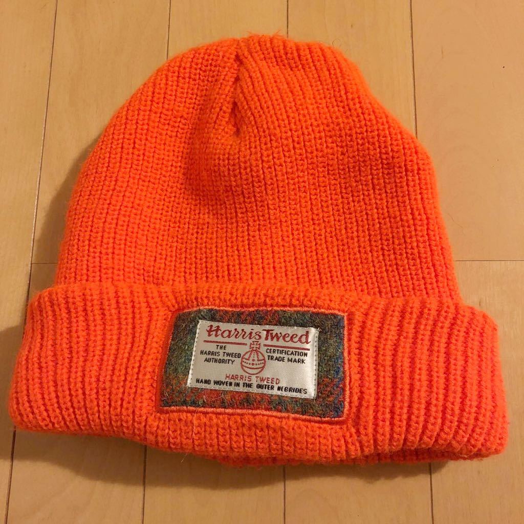 ビーニー ハリスツイード ニット帽 ピリング有り オレンジ ニットキャップ シンプルシルエット コーデしやすい ワッチキャップ ニットキャップ 売買されたオークション情報 Yahooの商品情報をアーカイブ公開 オークファン Aucfan Com