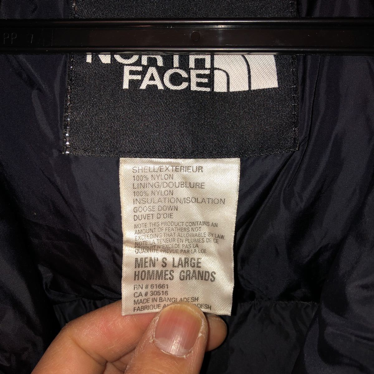 最終SALE THE NORTH FACE ダウンベスト フィル ヌプシ ノースフェイス Ｌ