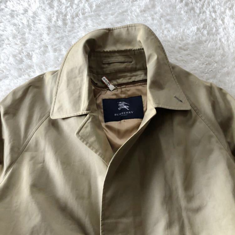 BURBERRY London バーバリーステンカラーコート 比翼仕立て 裏地
