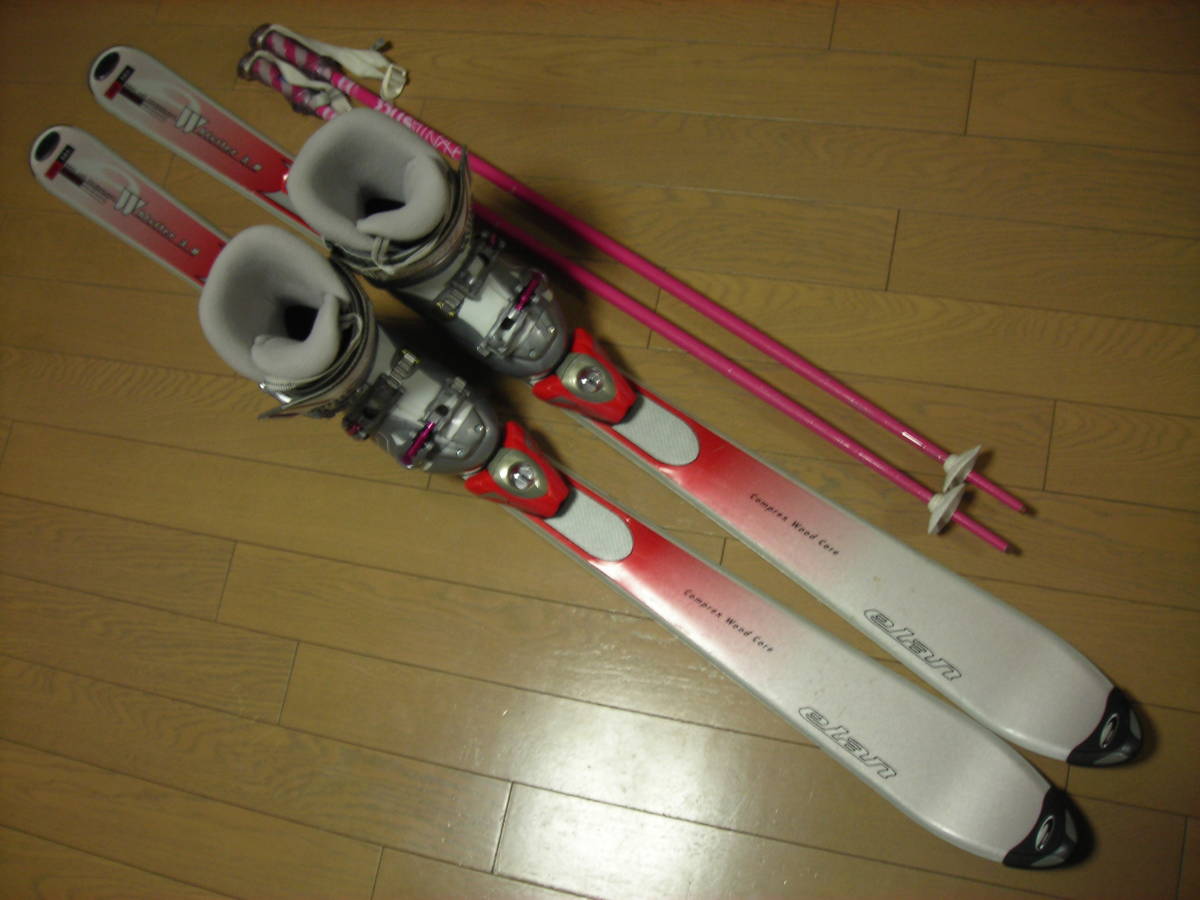 カービングスキー セット☆板 elan 152cm・ブーツ DOLOMITE 23cm☆USED