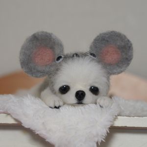 羊毛フェルトハンドメイド トイプードル Sanamenteconsultamedica Cl