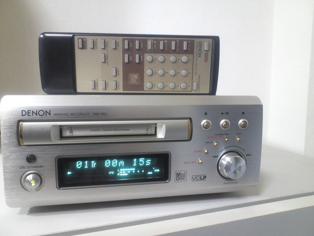 DENON DMD-M50 デノン MDレコーダー デノンMDレコーダー♪除菌