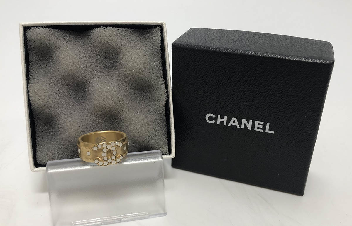 CHANEL リング ココマーク シャネル ゴールド 指輪 イエローゴールド 