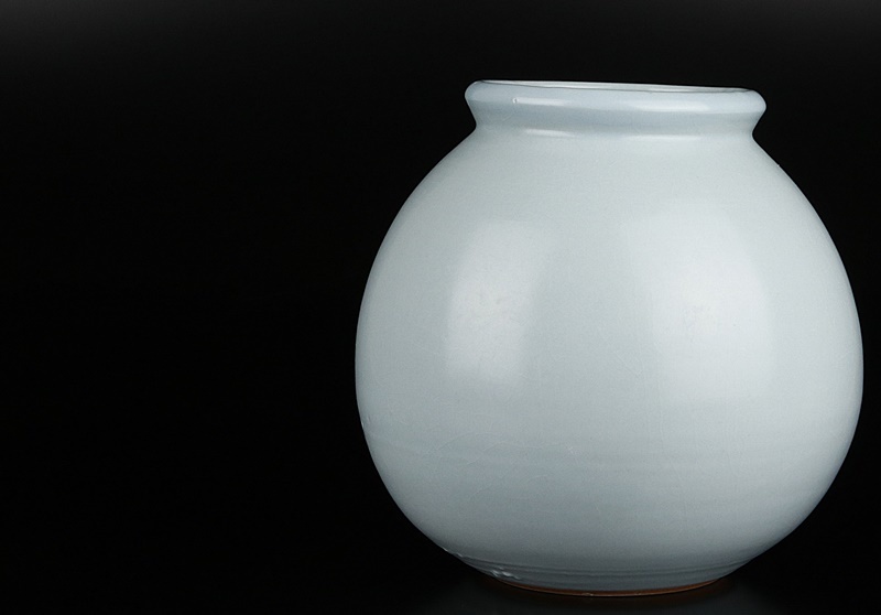 真作保証品 中島宏 青瓷釉彩壺 共箱・共布□本物保証□ 最上位作 人間