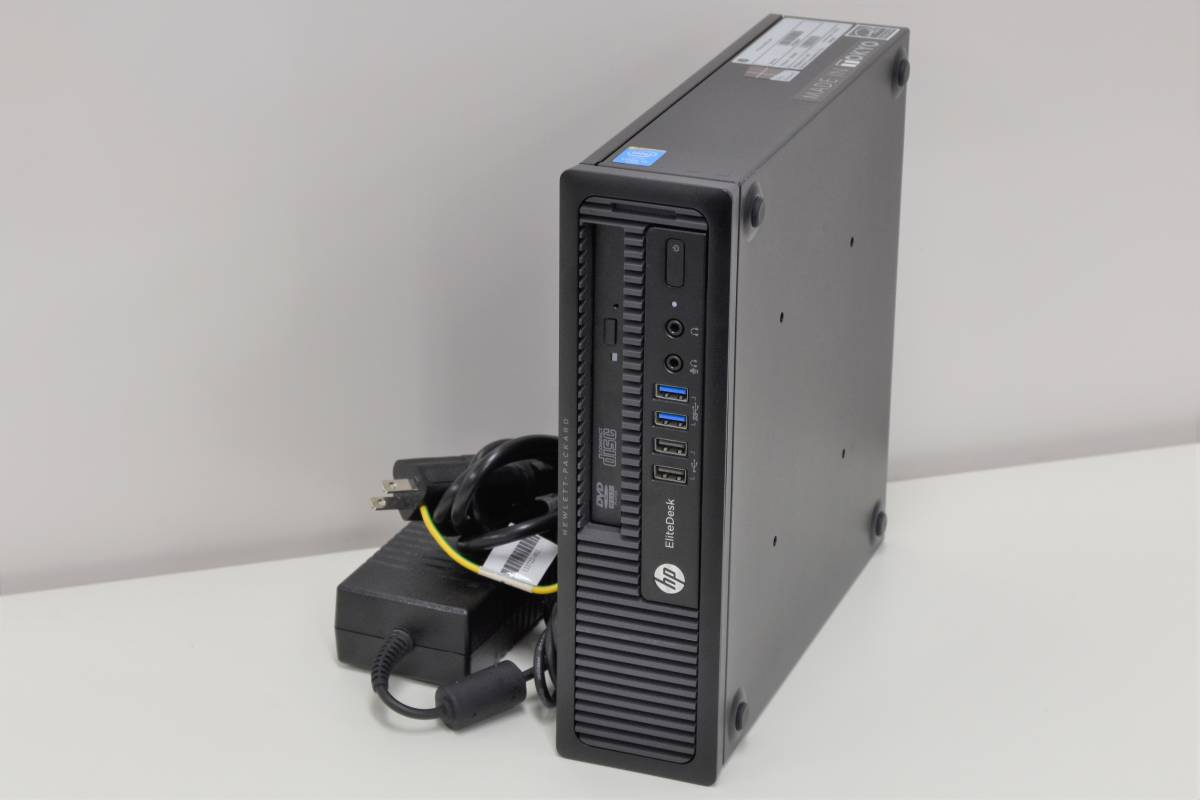 品質保証，2025 高速起動 ウルトラスリム HP EliteDesk 800 G1 USDT Core i5-4590S 3.0/