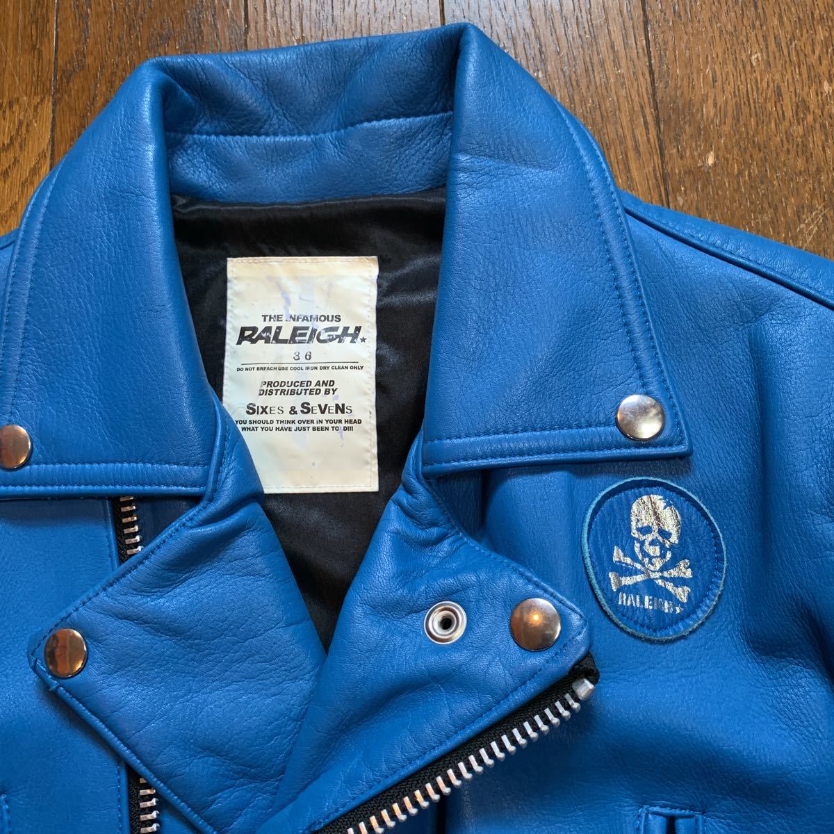 raleighレザーライダース666アンダーカバールイスレザークリームソーダ 