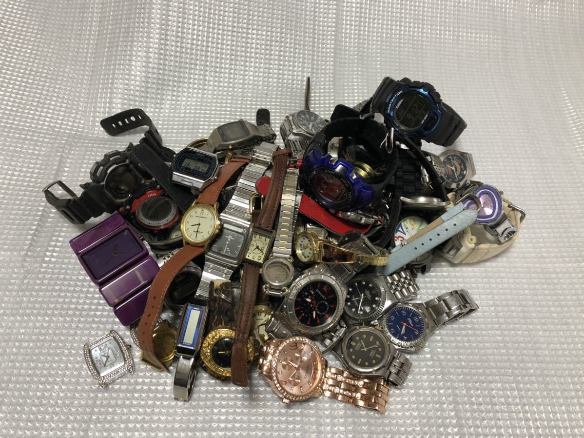 超激得，最新作 腕時計 CASIO CITIZEN 他 63点まとめて 真贋不明品あり 傷 ちぎれ 欠け 割れあり ジャンク品(アナログ（クォーツ式）)｜売買されたオークション情報、yahooの商品情報をアーカイブ公開 - オークフ その他