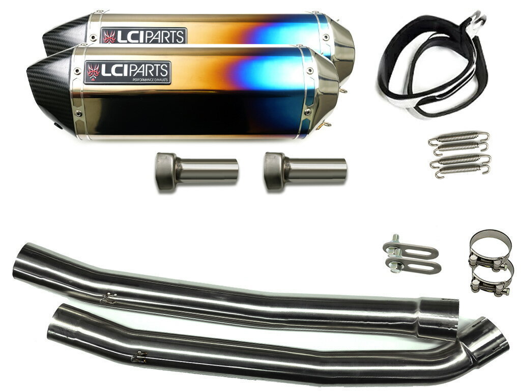 専用のページです ZX-14 ZZR1400 ZX14 2006-2007 LCIカーボンエンドチタンスリップオン