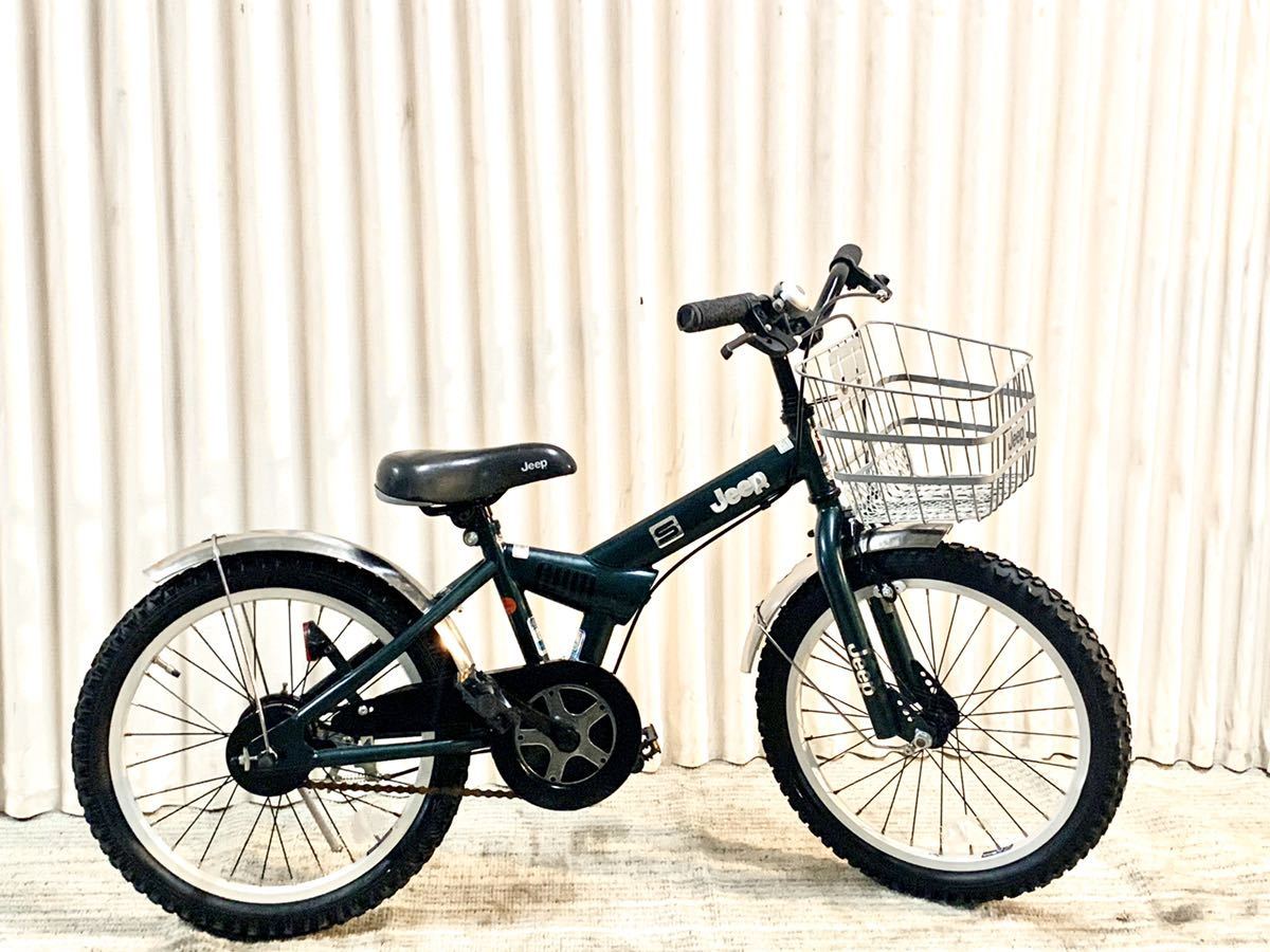 中古品〕Jeep ジープ キッズバイク 18インチ、配送なし、取りに来れる