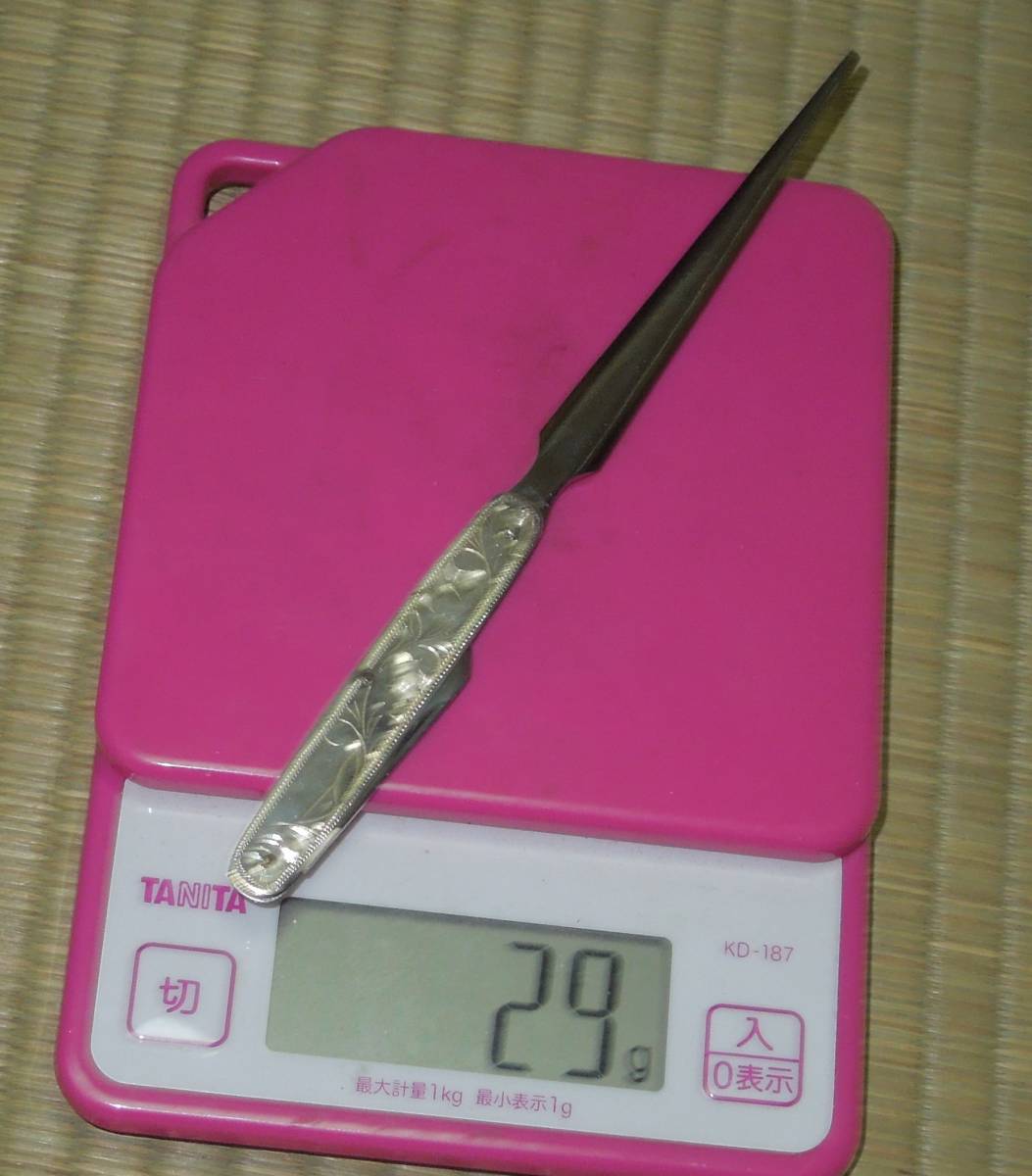 純銀製 ペーパーナイフ セット STERLING スターリングシルバー 装飾