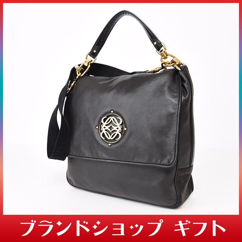 1円 送料無料 美品 LOEWE ロエベ 定価216,000円 マイア ショルダー