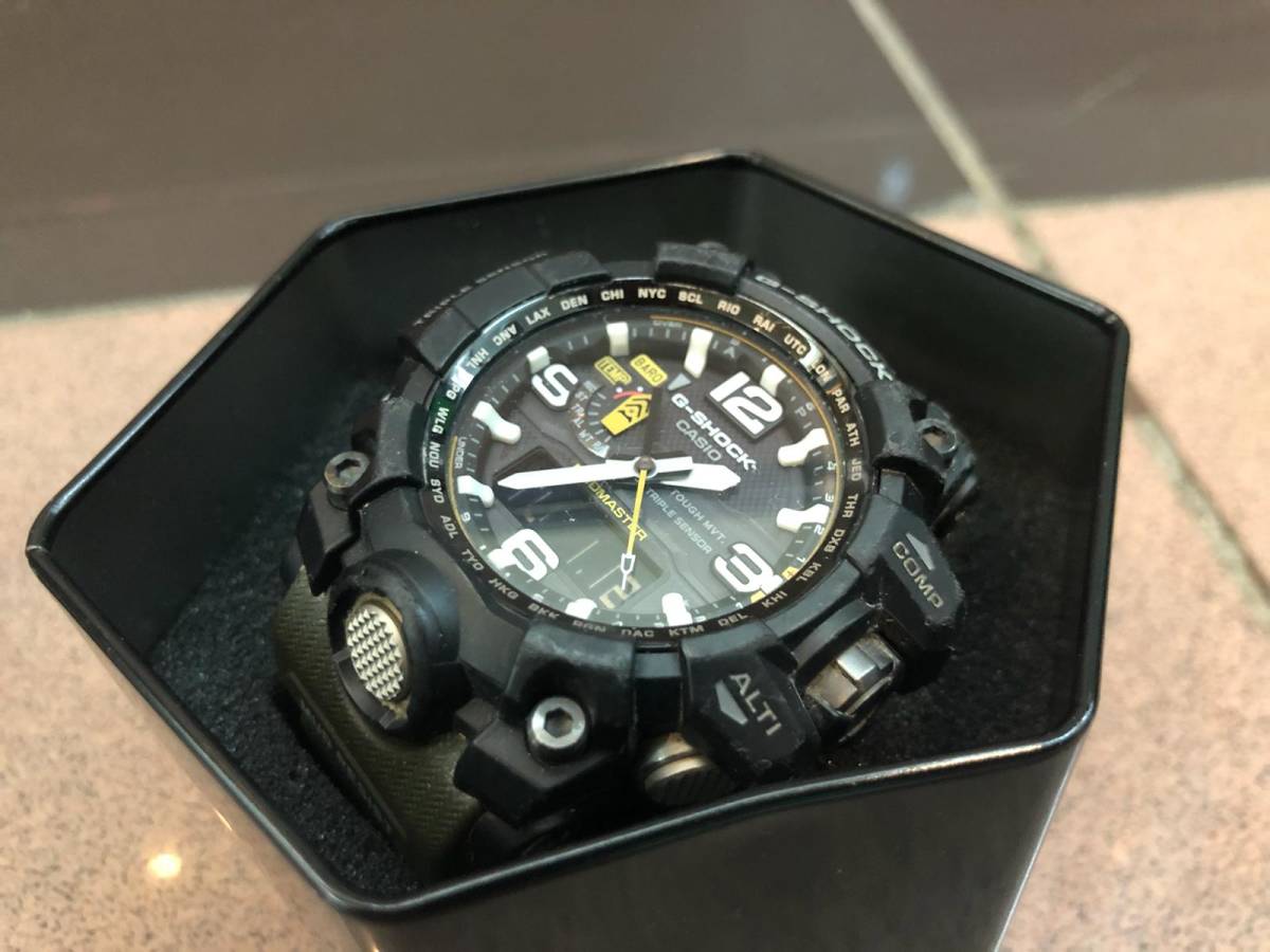 カシオG-SHOCK 海外モデル マッドマスター ソーラー 電波時計 gwg-1000 