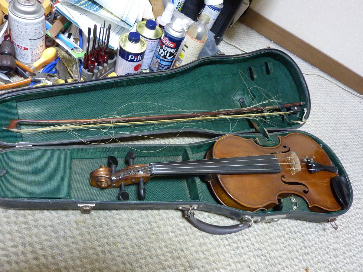 ビンテージ バイオリン Stradivarius コピー 弦楽器 4/4サイズ