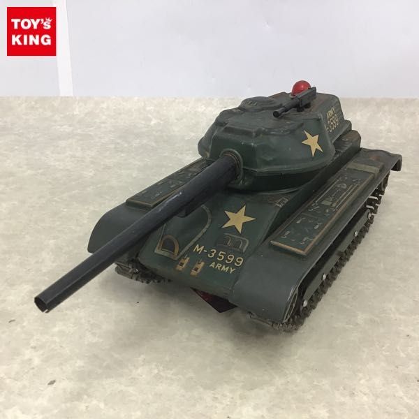 M-99 TANK ARMY 増田屋 ブリキ (マスダヤ) Army Tank Green ブリキの