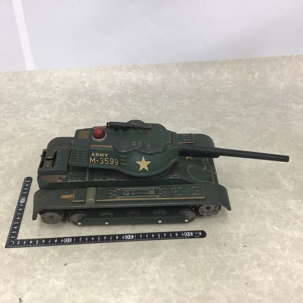 M-99 TANK ARMY 増田屋 ブリキ (マスダヤ) Army Tank Green ブリキの
