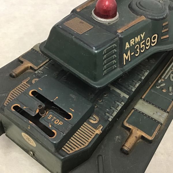 M-99 TANK ARMY 増田屋 ブリキ (マスダヤ) Army Tank Green ブリキの