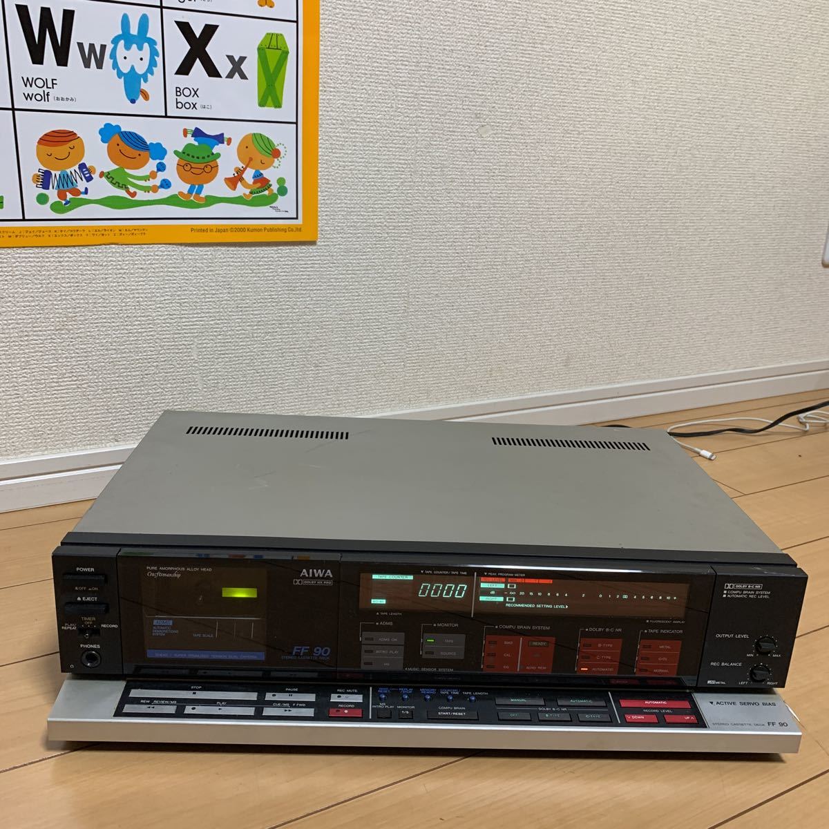☆AIWA アイワ☆ステレオカセットデッキ☆MODEL : AD-FF90☆音響機器