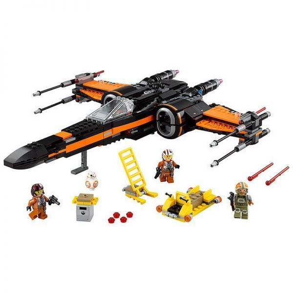 『送料無料 即決』LEGO レゴ 75102 75149 互換 スターウォーズ風　ポーのXウィング・ファイター ミニフィグ付き