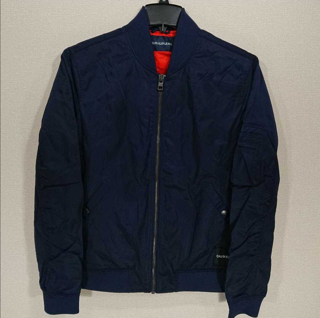 100%新品，高品質 本物Calvin Kleinカルバンクライン/フライトジャケット/MA1/PEACOAT/M(ジャンパー、ブルゾン)｜売買されたオークション情報、yahooの商品情報をアーカイブ公開 - オークファン 男性用