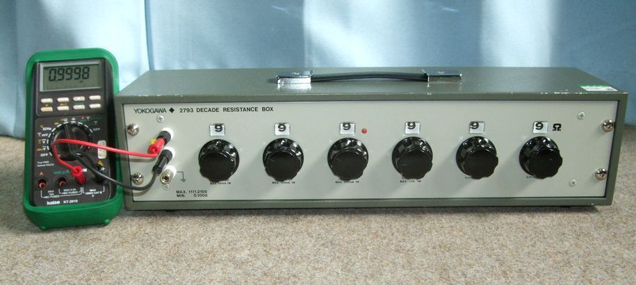 横河/YOKOGAWA： 279301 6ダイヤル可変抵抗器 DECADE RESISTANCE BOX