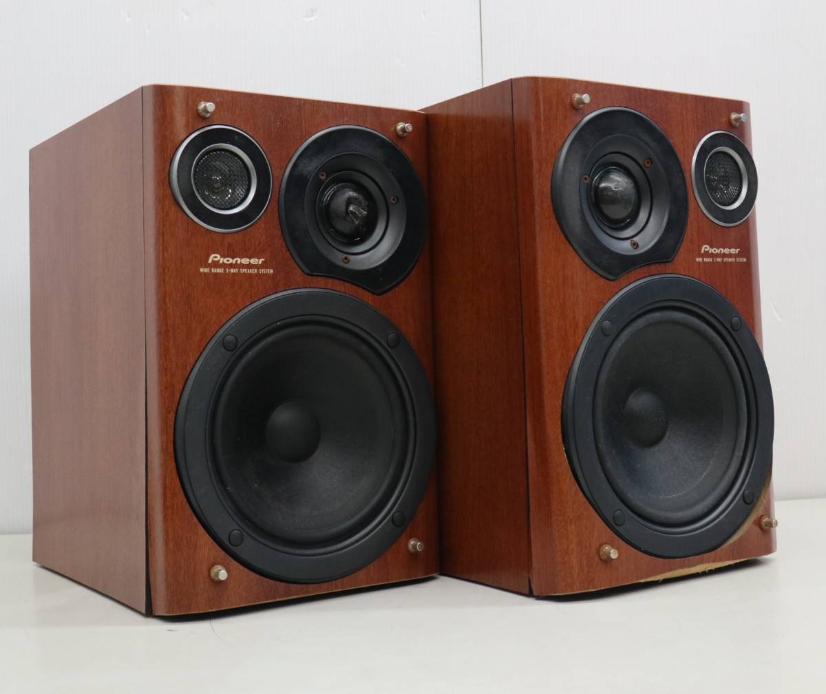 Pioneer 3ウェイスピーカー S-N901-LR 左右ペア 動作確認済 △中古・音だしOK！｜3WAYスピーカー左右・ペア｜PIONEER パイオニア S