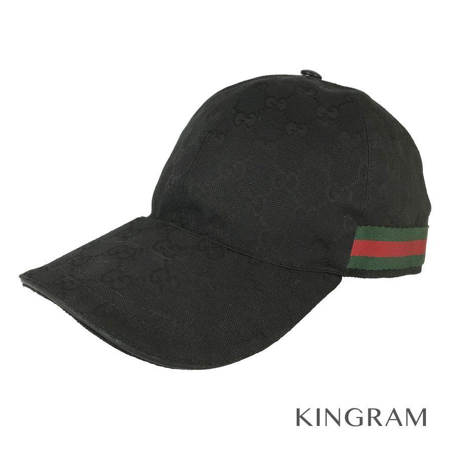 グッチ GUCCI オリジナルGGキャンバス ベースボールキャップ M 58cm