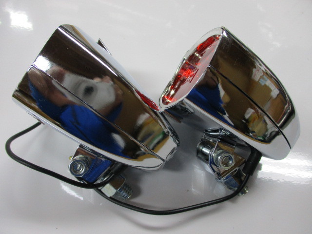 №3936】汎用 CGC FOGランプ/フォグランプ 2個セット 赤 当時物 展示品