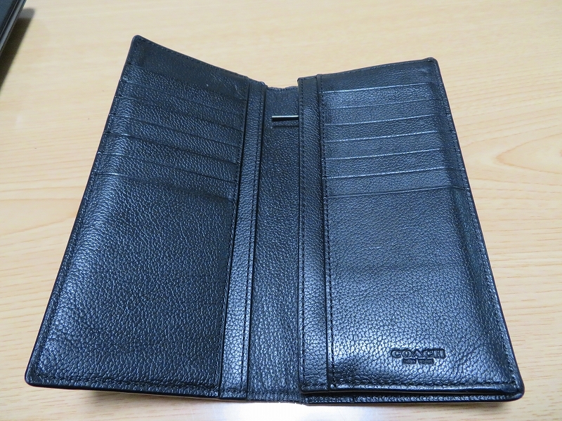 値下げ可能 美品 COACH コーチ 長財布 黒 【公式通販】