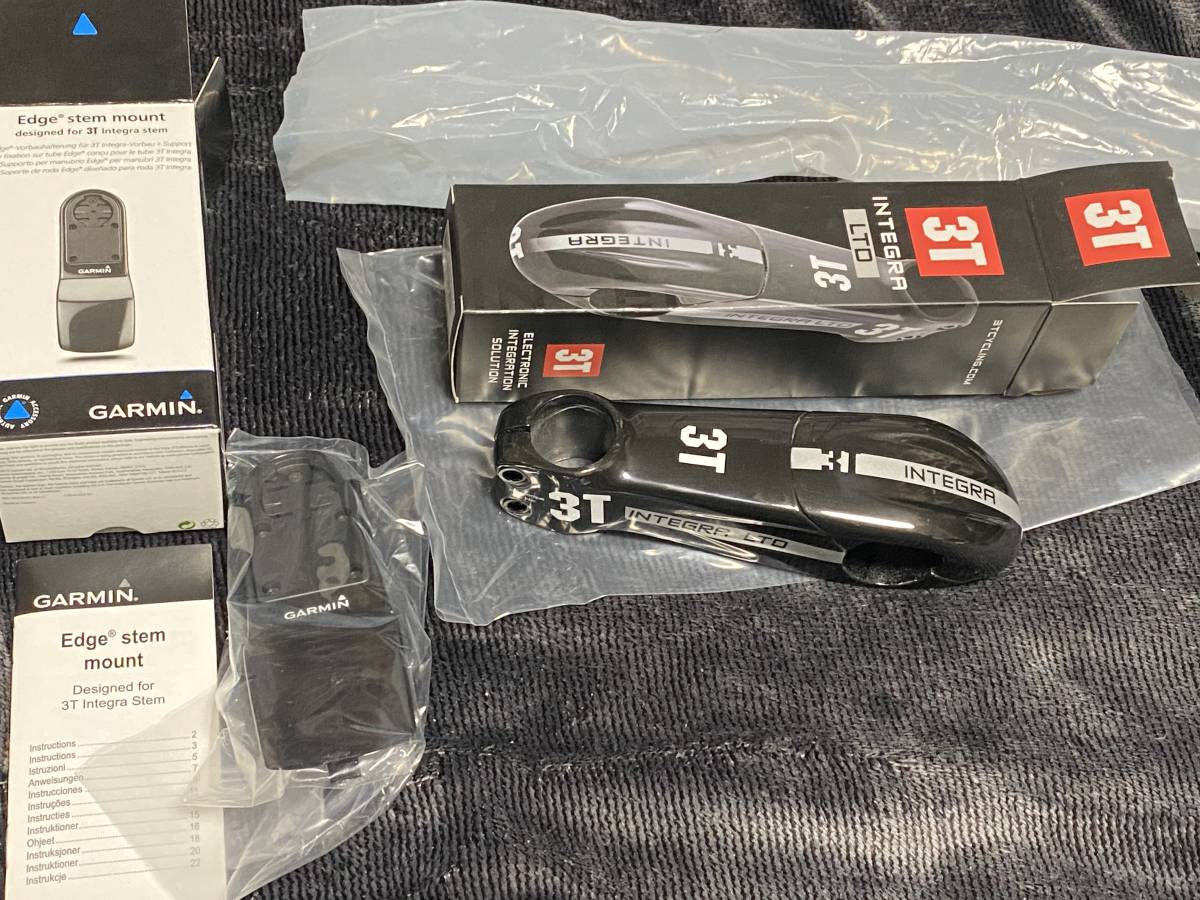 送料無料 3T Integra Ltd Stem + Garmin 1000 マウント スリーティー