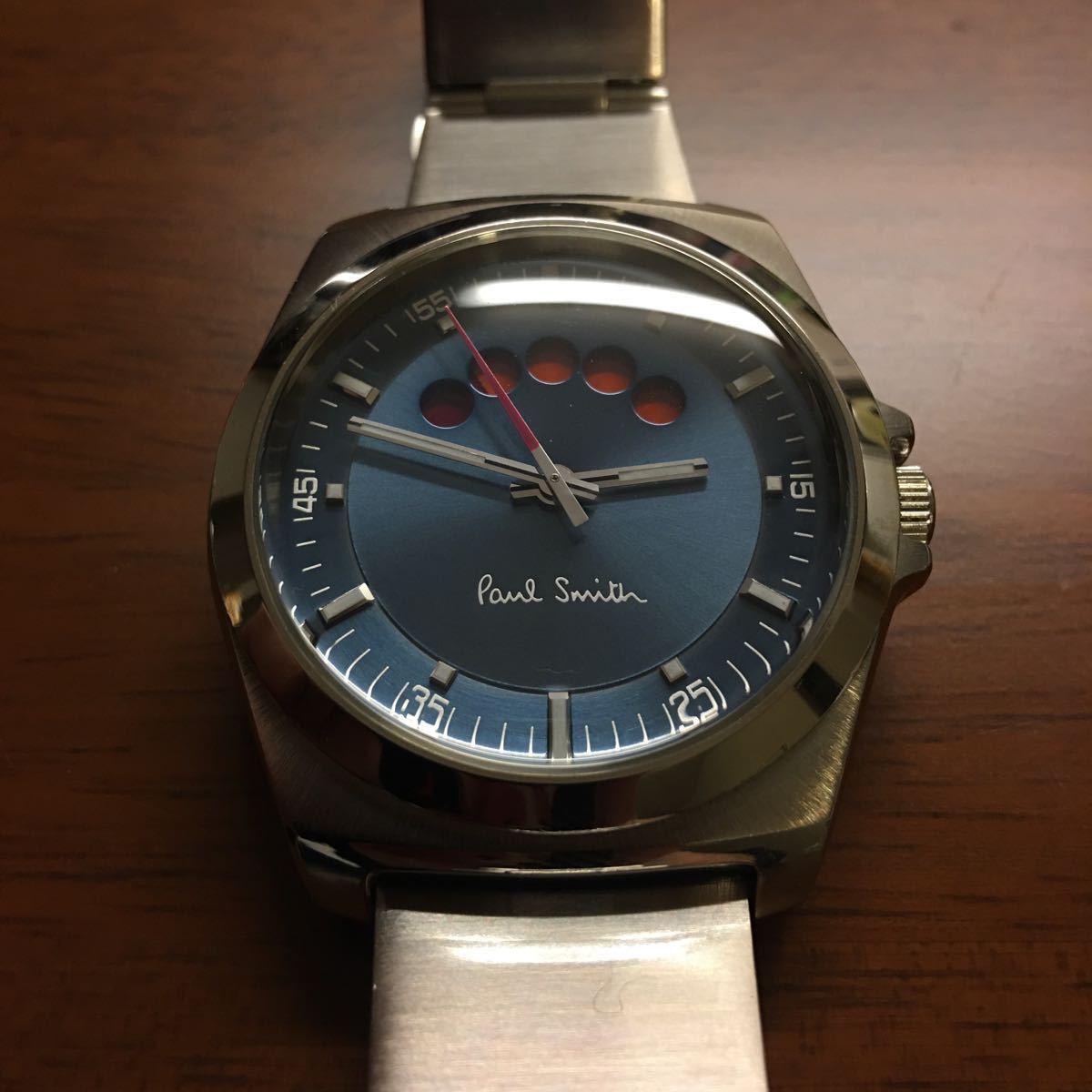 1円 Paul Smith 淡い光沢ネイビーカラー ポールスミス ファイブアイズ メンズ ウォッチ 腕時計 ポール スミス 売買されたオークション情報 Yahooの商品情報をアーカイブ公開 オークファン Aucfan Com