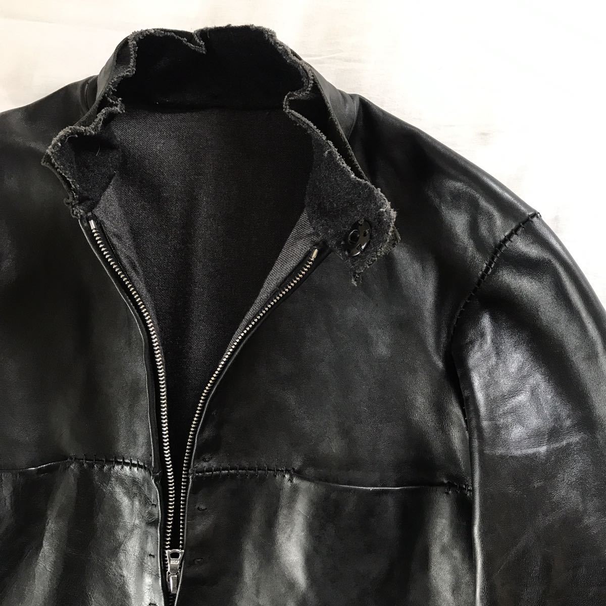 m.a+ エムエークロス ホースレザー バイカー レザー ライダース 